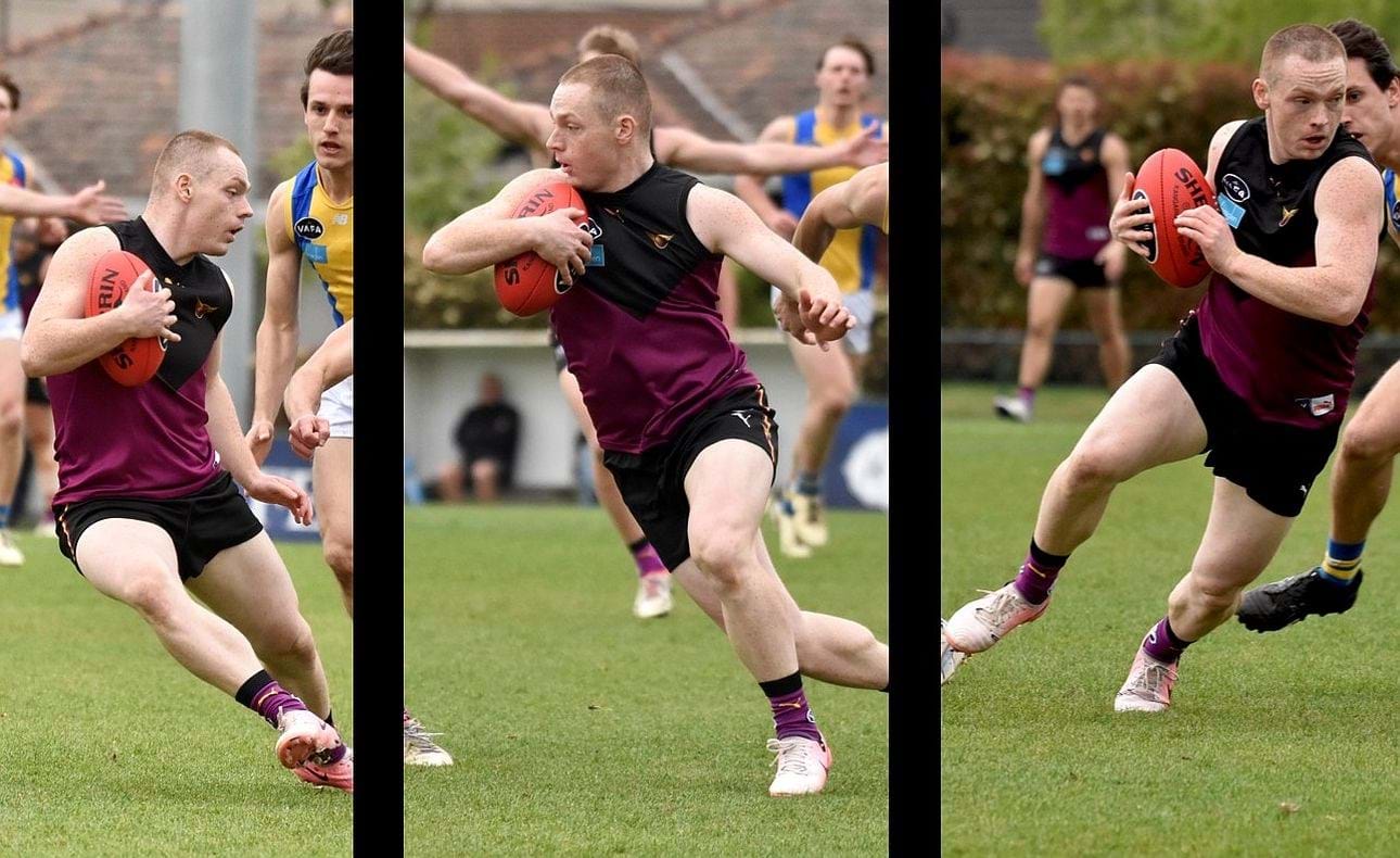 The twists and turns of the elusive Dre Stefanakis, who kicked four goals