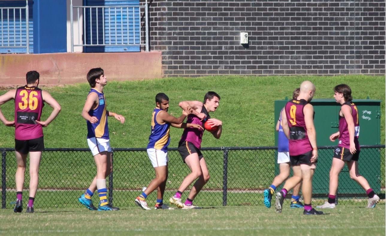 Nick Trificante (36), Patrick McPhee, Ben O'Leary (9) and Jeremy Adams (7)
